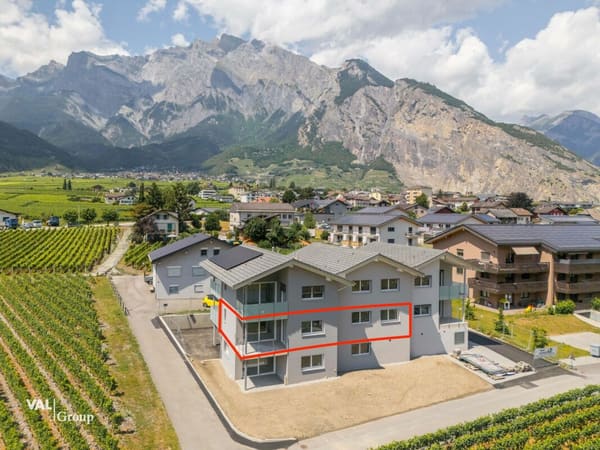 Immobilie in St-pierre-de-clages - Appartement neuf de 4.5 pièces déjà loué - Revenu locatif immédiat - Bild 0