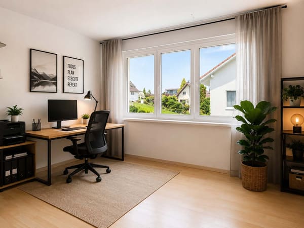 Immobilie in Geltwil - 6.5-Zi-Doppeleinfamilienhaus mit Weitsicht, Sauna, 2 Einstellplätzen + 1 Parkplatz - Bild 10