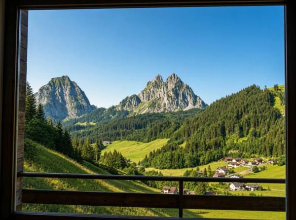 Immobilie in Alpthal - Ferienhaus in Alpthal - Bergpanorama inklusive - Bild 1