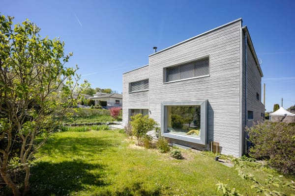 Immobilie in Kirchleerau - Wohnen und Arbeiten im exklusiven MINERGIE-Einfamilien-Holzhaus - Bild 1