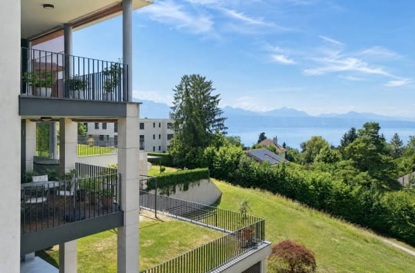 Immobilie in La Conversion - En exclusivité - Appartement avec vue sur le lac et les montagnes - Bild 1