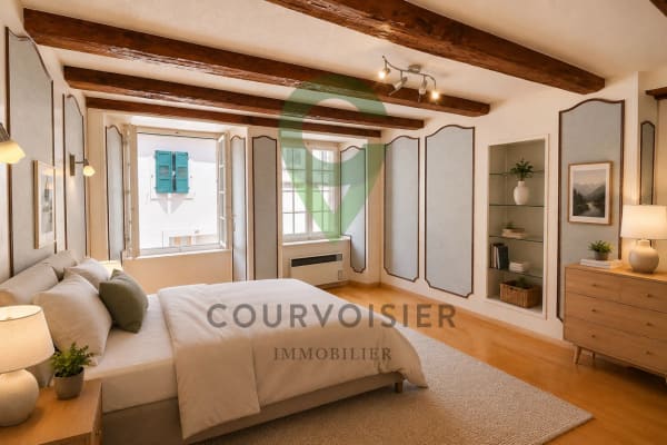 Immobilie in Estavayer-le-lac - Maison villageoise de 6 pièces à rénover au coeur d'Estavayer-le-lac - Bild 2