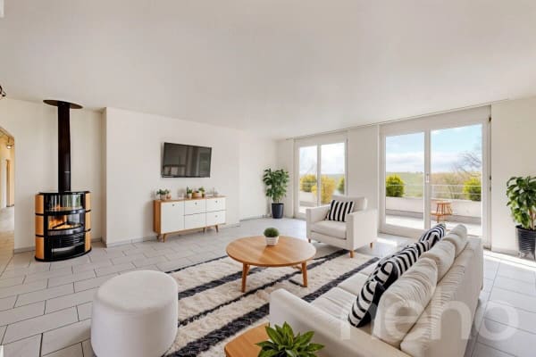 Immobilie in Düdingen - Grosszügige 7.5-Zimmer Terrassenwohnung in Düdingen - Bild 1