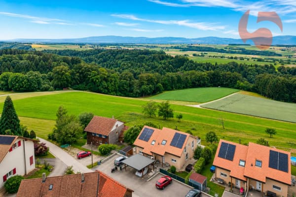 Immobilie in Boulens - Magnifique villa de 4.5 pièces avec vue panoramique sur le Jura et la campagne environnante - Bild 12