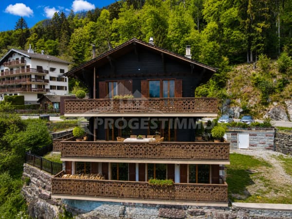 Immobilie in Les Marécottes - MAGNIFIQUE CHALET AUX VOLUMES EXCEPTIONNELS ET FORT POTENTIEL - Bild 10