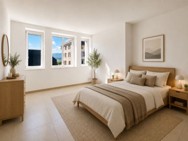 Immobilie in Les Ponts-de-martel - Spacieux et lumineux appartement de 5.5 pièces avec terrasse - Bild 9