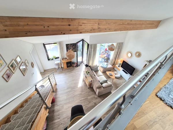 Immobilie in Chessel - Superbe attique duplex 4,5 pièces à deux pas du lac - Bild 3