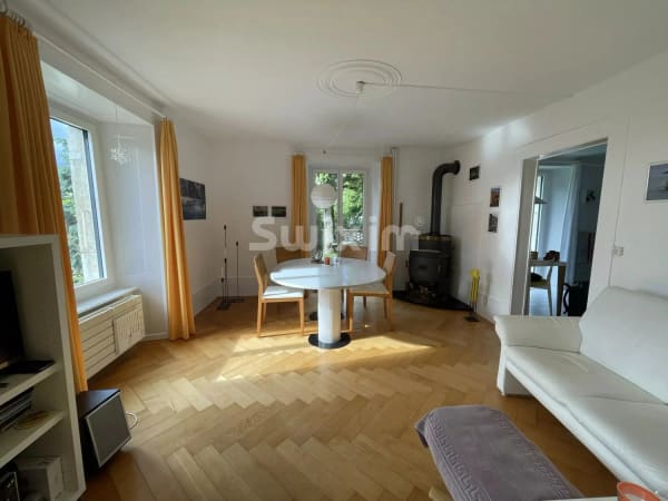 Immobilie in Bevaix - Maison mitoyenne 7 piÃ¨ces avec jardin, vue sur les Alpes et le lac - Bild 1