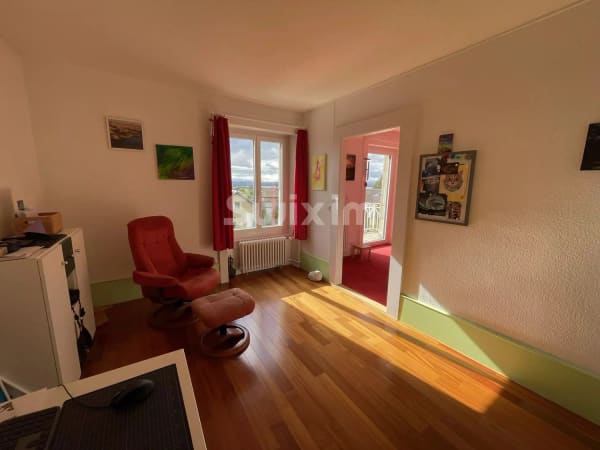 Immobilie in Bevaix - Maison mitoyenne 7 piÃ¨ces avec jardin, vue sur les Alpes et le lac - Bild 3
