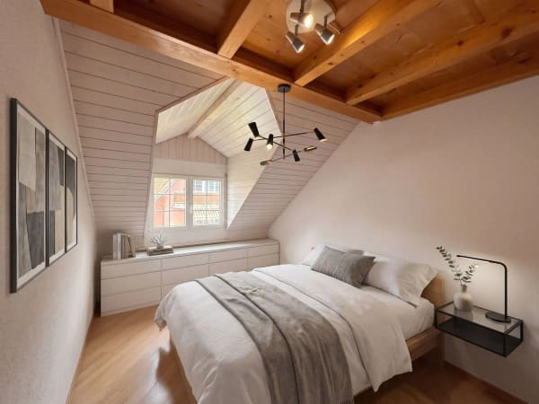 Immobilie in La Rippe - Appartement lumineux avec galerie aménagée en duplex et vue dégagée sur les montagnes - La Rippe - Bild 3
