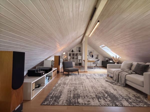 Immobilie in La Rippe - Appartement lumineux avec galerie aménagée en duplex et vue dégagée sur les montagnes - La Rippe - Bild 4