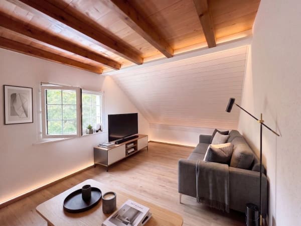 Immobilie in La Rippe - Appartement lumineux avec galerie aménagée en duplex et vue dégagée sur les montagnes - La Rippe - Bild 5