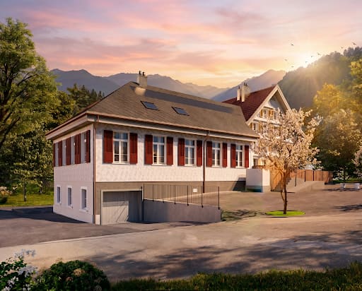 Immobilie in Krummenau - Helle 5.5-Zimmer-Wohnung mit Balkon (DG Saal) - Bild 0