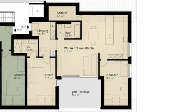 Immobilie in Matzingen - 194 mÂ² | 3.5-Zi.-Dachwohnung | Erstbezug - Bild 9
