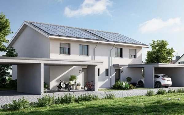 Immobilie in Windlach - Neubauprojekt - Sechs Familienhäuser in Windlach ZH - Bild 1