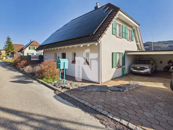 Immobilie in Liesberg Dorf - Modern renoviertes autarkes Haus mit riesiger Terrasse und atemberaubendem Ausblick - Bild 2