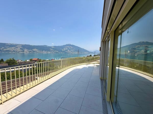 Immobilie in Immensee - Exklusives Attika-Juwel: Panoramablick Ã¼ber den Zugersee in seiner schÃ¶nsten Form - Bild 3