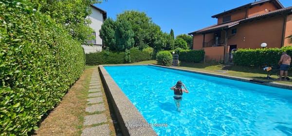 Immobilie in Cademario - Accogliente appartamento di 3.5 locali a Cademario con piscina e vista panoramica - Bild 0