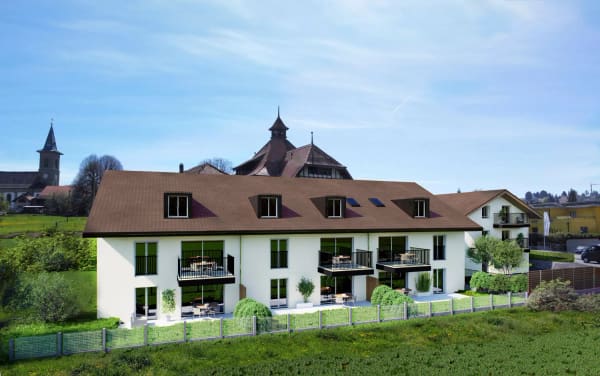 Immobilie in Belfaux - Nouvelle promotion! 4.5 piÃ¨ces - appartement avec parking intÃ©rieur, Belfaux - Bild 0