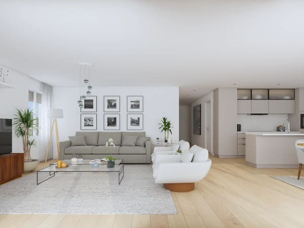 Immobilie in Belfaux - Nouvelle promotion! 4.5 piÃ¨ces - appartement avec parking intÃ©rieur, Belfaux - Bild 3