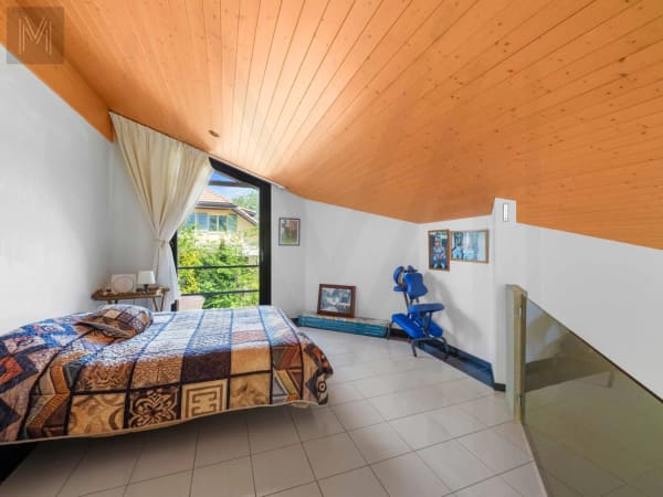 Immobilie in Le Crêt-près-semsales - Grande maison d'architecte modulable, conçue pour une ou deux habitations indépendantes. - Bild 10