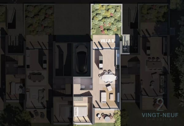 Immobilie in Vessy - Townhouse contemporaine à Vessy - Bild 5