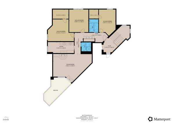 Immobilie in Pieterlen - Grosszügige 4.5-Zimmer-Dachwohnung mit Charme in Pieterlen - Bild 12