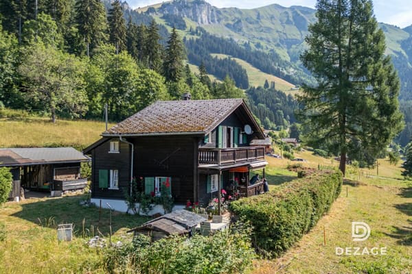 Immobilie in Corbeyrier - Charmant chalet de vacances dans un cadre idyllique à 30 minutes de Vevey - Bild 2