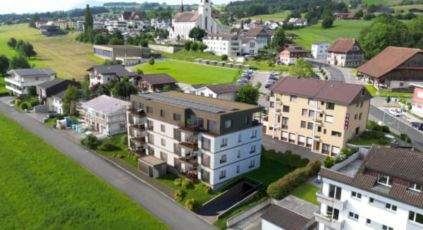 Immobilie in Nottwil - Wohnen auf hÃ¶chstem Niveau - 5.5 Zimmer-Eigentumswohnung mit Seeblick - Bild 0