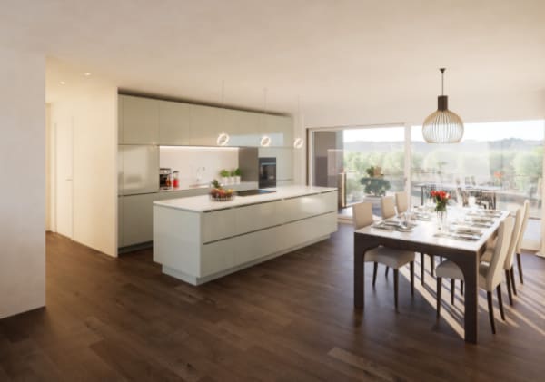 Immobilie in Nottwil - Wohnen auf hÃ¶chstem Niveau - 5.5 Zimmer-Eigentumswohnung mit Seeblick - Bild 1