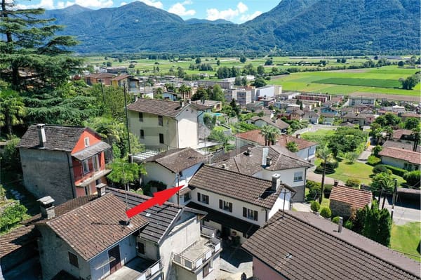 Immobilie in Gordola - Affascinante casa ticinese con vista lago - Bild 0