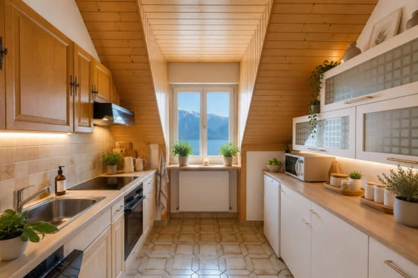 Immobilie in St-légier-la Chiésaz - Appartement de 3.5 au dernier étage avec vue sur le lac - Bild 3