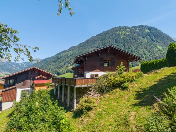 Immobilie in Im Fang - Vivre au rythme de la nature : chalet de 4½ pièces au calme et avec - Bild 1