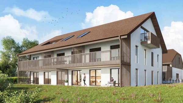 Immobilie in Corcelles-sur-chavornay - Appartement de 3.5 piÃ¨ces en attique avec vue sur le Jura - Bild 1