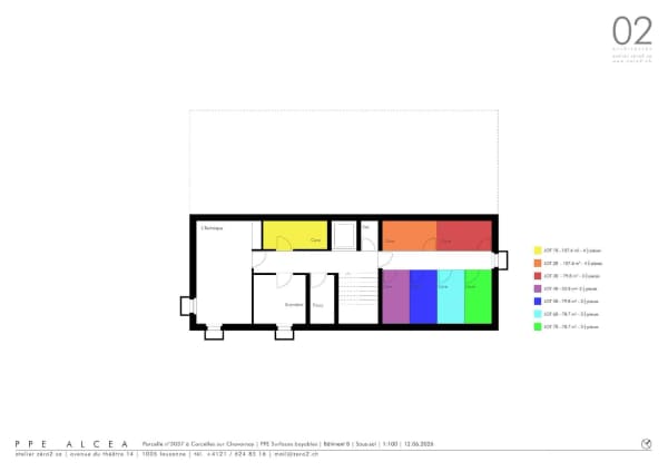 Immobilie in Corcelles-sur-chavornay - Appartement de 3.5 piÃ¨ces en attique avec vue sur le Jura - Bild 11