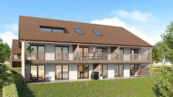 Immobilie in Corcelles-sur-chavornay - Appartement de 3.5 piÃ¨ces en attique avec vue sur le Jura - Bild 4