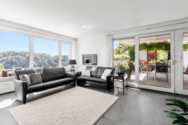 Immobilie in Stallikon - Stilvolle Attika-Terrassenwohnung mit Panoramasicht - Bild 1