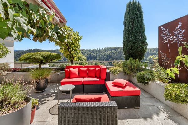 Immobilie in Stallikon - Stilvolle Attika-Terrassenwohnung mit Panoramasicht - Bild 4