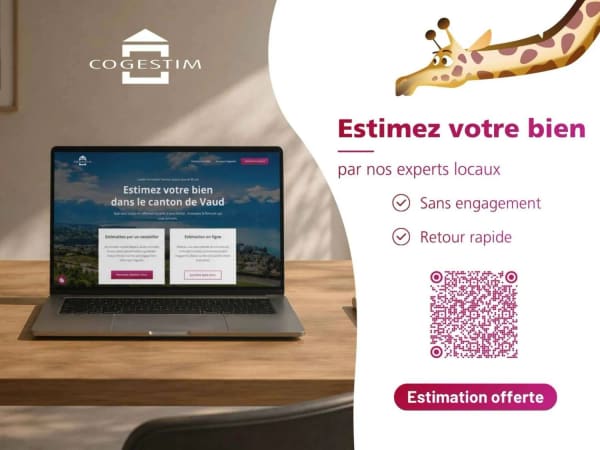 Immobilie in Prilly - Appartement de caractère en combles avec vue exceptionnelle - Bild 10