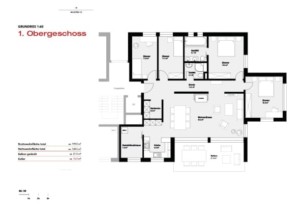 Immobilie in Uerikon - UNVERBAUBARE PANORAMASICHT – 5½-ZIMMER-WOHNUNG ÜBER DEM ZÜRICHSEE - Bild 4