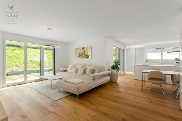 Immobilie in Speicherschwendi - Wohnen wie im Einfamilienhaus - Exklusive 4 1/2 Zimmer-Gartenwohnung mit schöner Seesicht, viel Privatsphäre und hochwertigem Ausbau - Bild 5