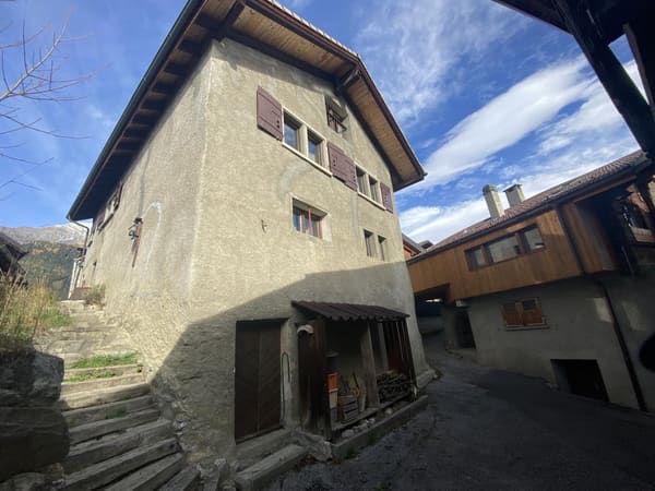 Immobilie in Arbaz - Maison villageoise avec potentiel de rendement au coeur d'Arbaz - Bild 3
