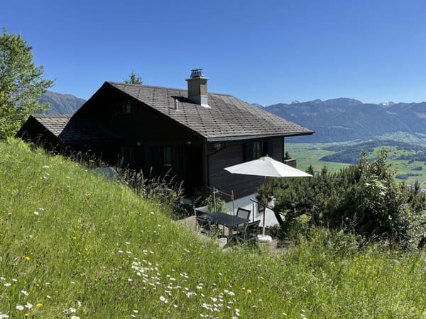Immobilie in Rieden Sg - Ferienhaus mit traumhafter ZÃ¼richsee- und Alpensicht - 894 mÂ² GrundstÃ¼ck - Bild 2