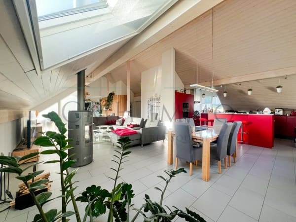 Immobilie in Kirchleerau - Traumhafte Attika Wohnung mit Doppelgarage und direktem Liftzugang. - Bild 4