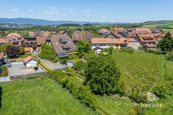 Immobilie in Vufflens-la-ville - Appartement de caractÃ¨re avec vue panoramique et jardin au coeur du village ! - Bild 4