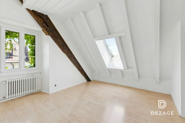 Immobilie in Vufflens-la-ville - Appartement de caractÃ¨re avec vue panoramique et jardin au coeur du village ! - Bild 8