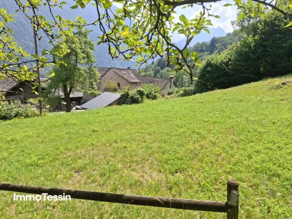 Immobilie in Corzoneso - Gemütliches Tessiner Rustico an ruhiger Lage mit fantastischer Berg und Talsicht ins Bleniotal - Bild 4