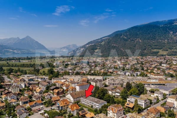 Immobilie in Interlaken - Gepflegte 2.5-Zimmer-Wohnung mit Balkon und Aussenparkplatz (Erstwohnsitz) - Bild 12