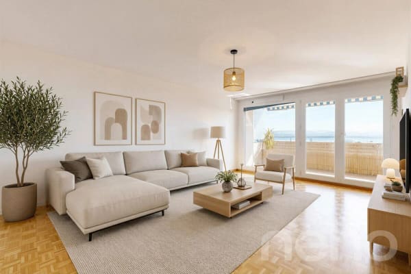 Immobilie in Corcelles Ne - Libre de suite : Bel appartement avec sa vue sur le lac ! - Bild 0