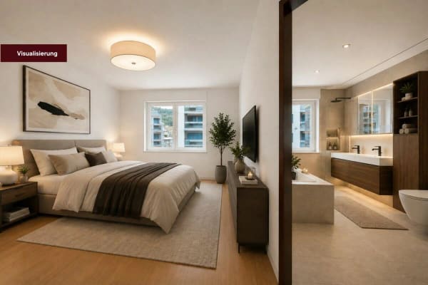 Immobilie in Visp - 170 mÂ² WohngefÃ¼hl mit Charakter und Walliser Bergpanorama - Bild 5